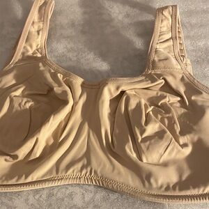 Women's Beige sports bra